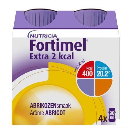 Fortimel Extra 2Kcal Abricot 4X200 ml  -  Nutricia