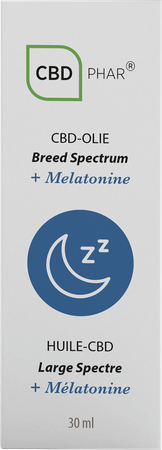 Cbd Huile Large Spectre + Melatonine 30 ml Cbd-Phar