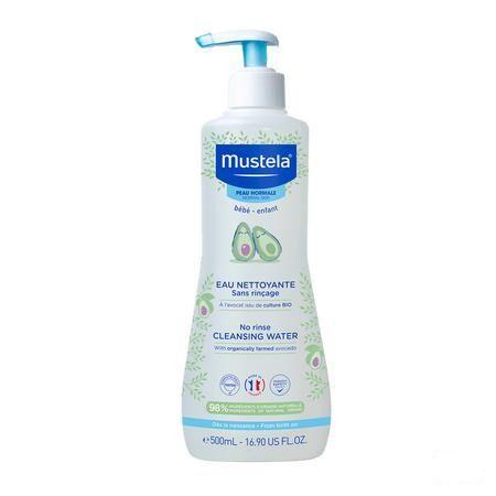 Mustela Pn Water Reinigend zonder spoelen 500 ml