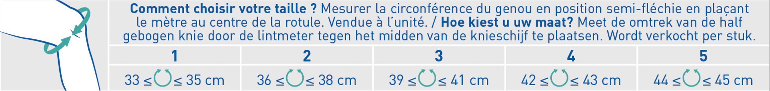 Epitact Ondersteunende Kniebandage 5  -  Millet Innovation