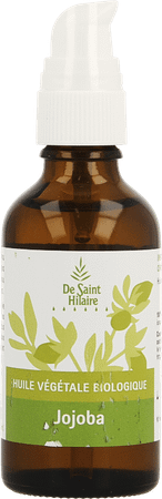 Jojoba Huile Vegetale Bio Flacon Pompe 50 ml  -  Bioholistic Diffusion