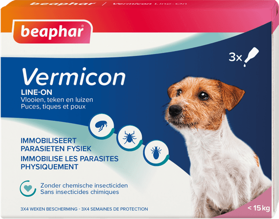 Beaphar Vermicon Line-On Kleine Hond 3X1,5ml