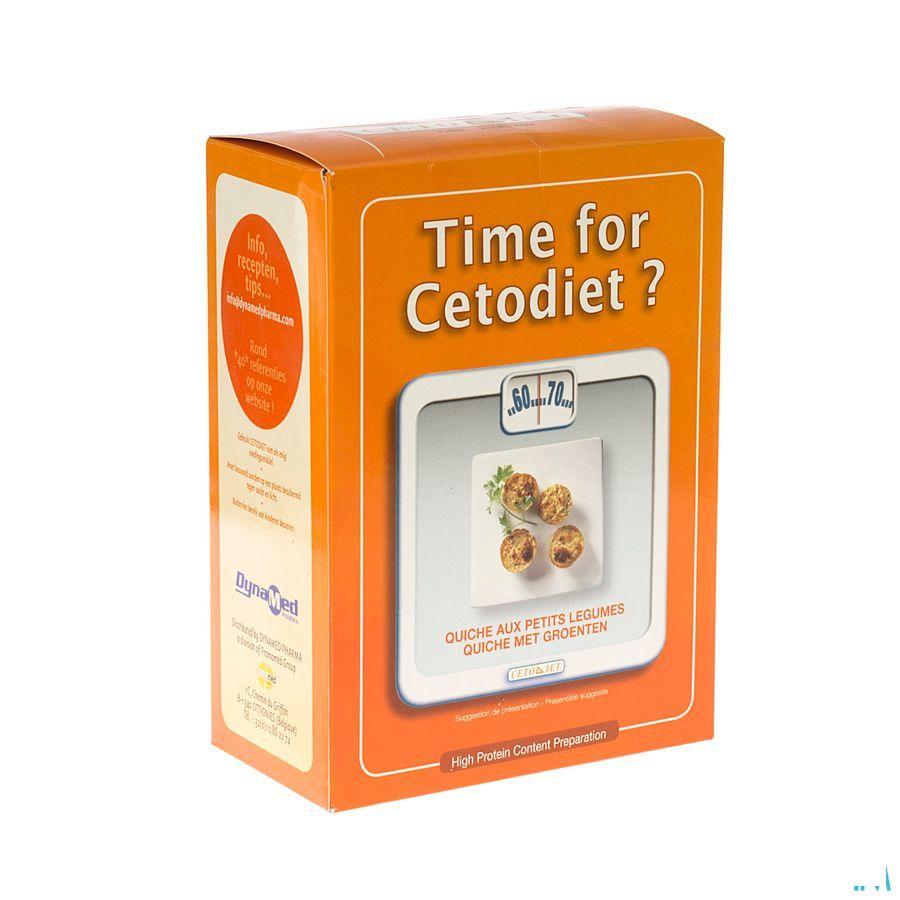Cetodiet Quiches Groenten Poeder Zakje 6x25 gr