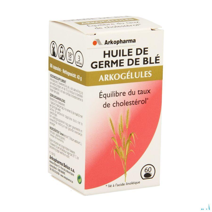 Arkogelules Huile Germes De Ble 60  -  Arkopharma