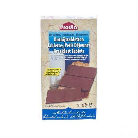Prodia Ontbijttabletten Melkchocolade 16x8g 5895  -  Revogan