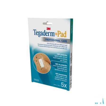 Tegaderm + Pad 3m Transp Steril 9cmx10cm 5 3586p  -  3M