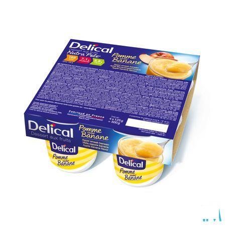 Delical Nutra Pote Appel Banaan 4x125 gr  -  Bs Nutrition