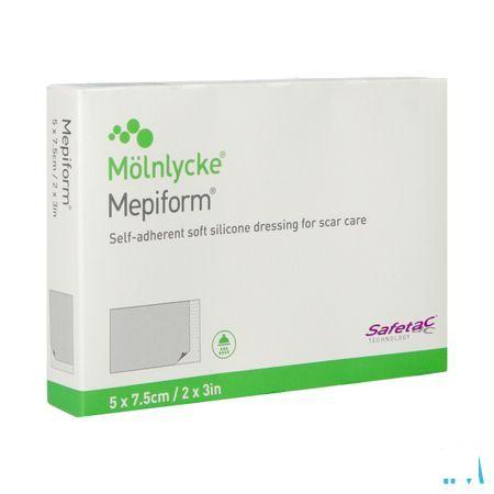 Mepiform Pansement Adhesive Anti cicat. Ster 5x 7,5cm 5 293200  -  Molnlycke Healthcare