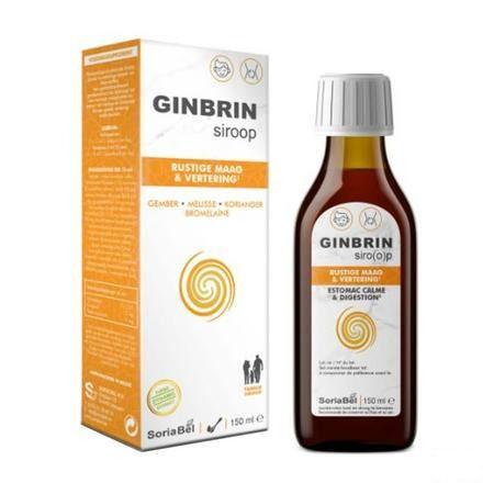 Soria Ginbrin Siroop 150 ml - Soria Bel