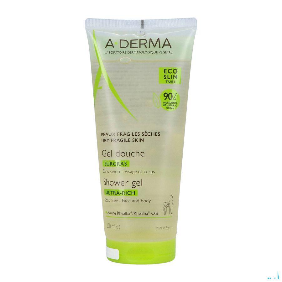Aderma Les Indispens. Overvette Gel Douche 200 ml  -  Aderma