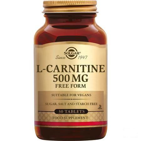 Solgar L-Carnitine 500Mg Comp 30  -  Solgar Vitamins