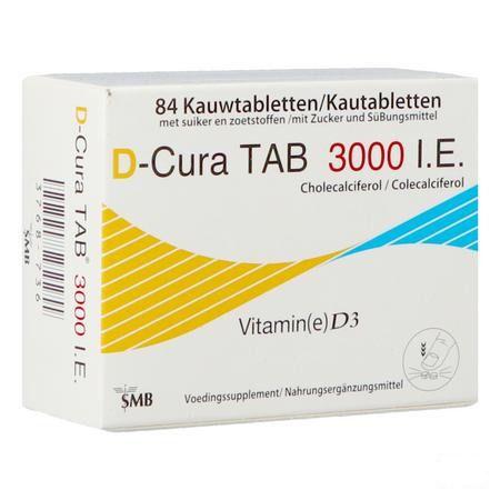 D-cura Tab 3000 Comprimes A Croquer 84