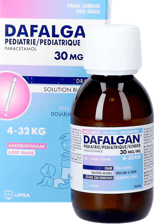Dafalgan Pediatrie 30 mg/ml Solution Buv. 150 ml