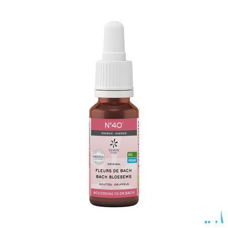 Fleurs De Bach Bio N40 Gouttes Energie 20 ml  -  Eureka Pharma