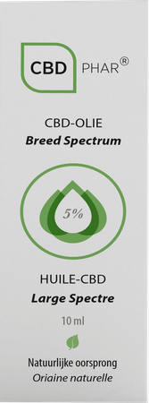 Cbd Olie Breed Spectrum 5% 10 ml Cbd-Phar