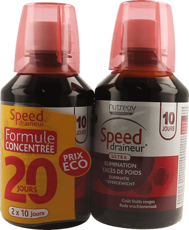 Speed Draineur Ultra Arome Rode Vruchten Fl2x280 ml