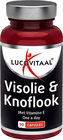 Lucovitaal Visolie En Knoflook Capsule 90