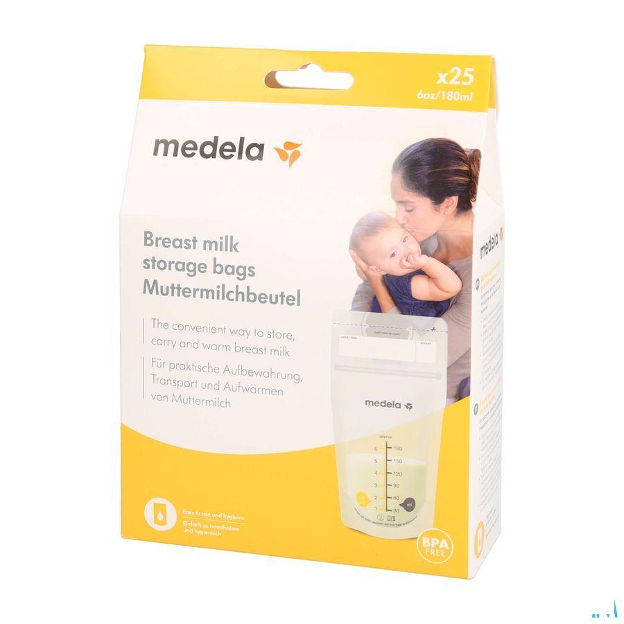 Medela Zakjes Voor Moedermelk 180  ml 25  -  Medela