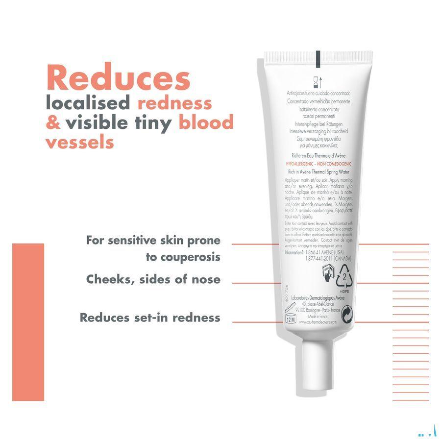 Avene Antirougeurs Fort Geconcentr.verzorg.creme 30 ml  -  Avene
