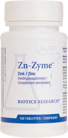 Biotics Zn-Zyme 100 comprimés  -  Energetica Natura