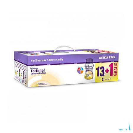 Fortimel Compact Protein Week Pack Vanil. 14x125 ml  -  Nutricia