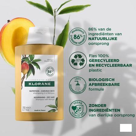 Klorane Capilaire Shampooing Mangue 200 ml