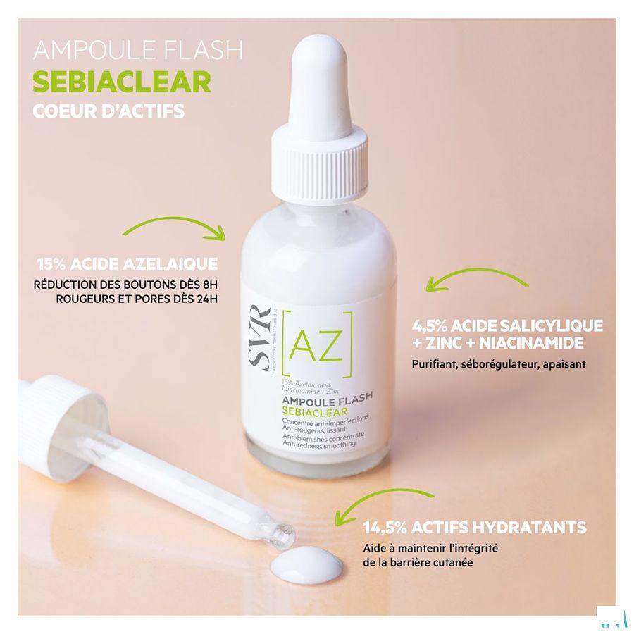 Svr Sebiaclear Flash Az Amp 30 ml