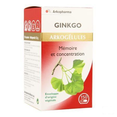 Arkocaps Ginkgo Biloba Plantaardig 150 3733110  -  Arkopharma