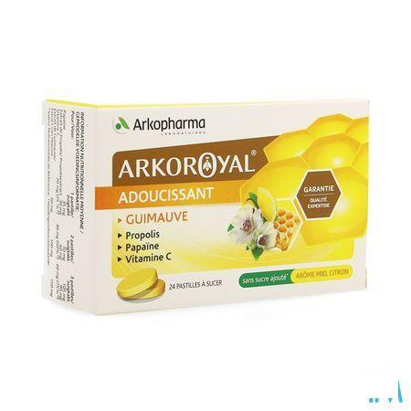 Arkoroyal Propolis Papaine Honing Pastilles 24  -  Arkopharma