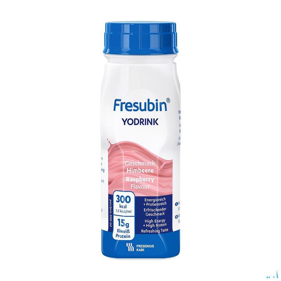 Fresubin Yodrink Framboise Easy Bottle 4x200 ml  -  Fresenius