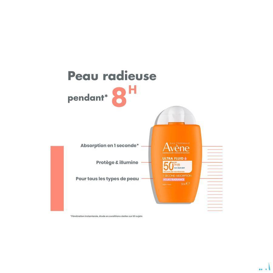 Avene Zon Spf50+ Ultra Fluid Eclat Radiance 50 ml