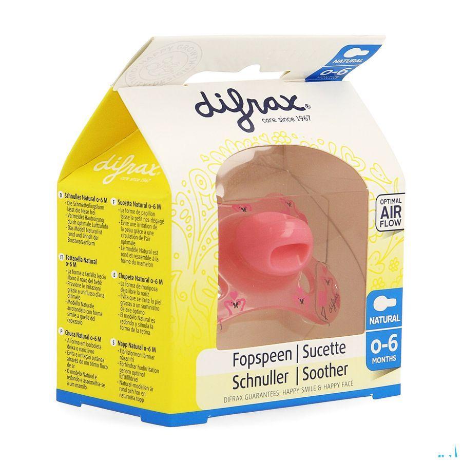 Difrax Fopspeen Natural 0-6 M  -  Difrax