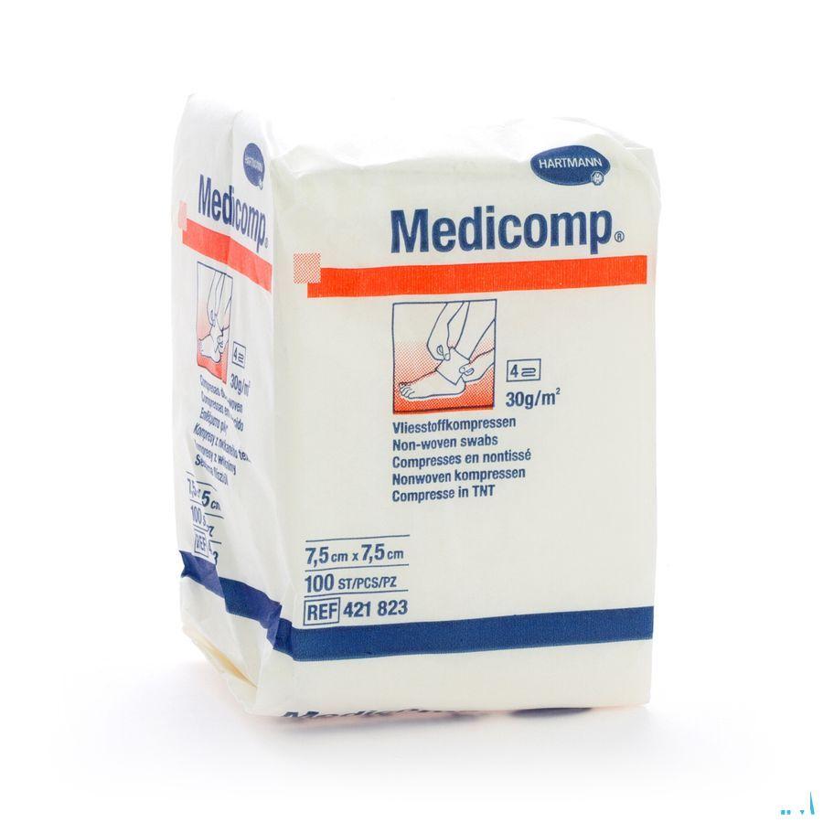 Medicomp 7,5x7,5cm 4l. Nst. 100 P/s  -  Hartmann