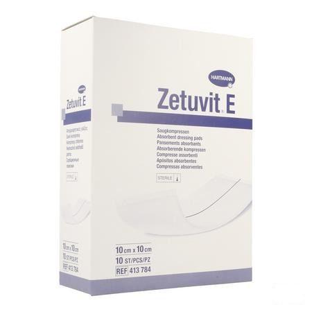 Zetuvit E 10x10cm St. 10 P/s  -  Hartmann