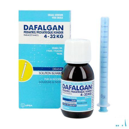 Dafalgan Pediatrie 30 mg/ml Sirop Flacon 90 ml