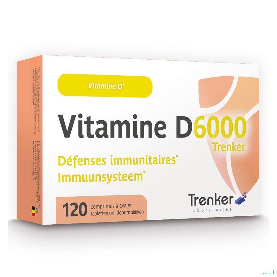 Vitamine D6000 Trenker Comp 120  -  Trenker