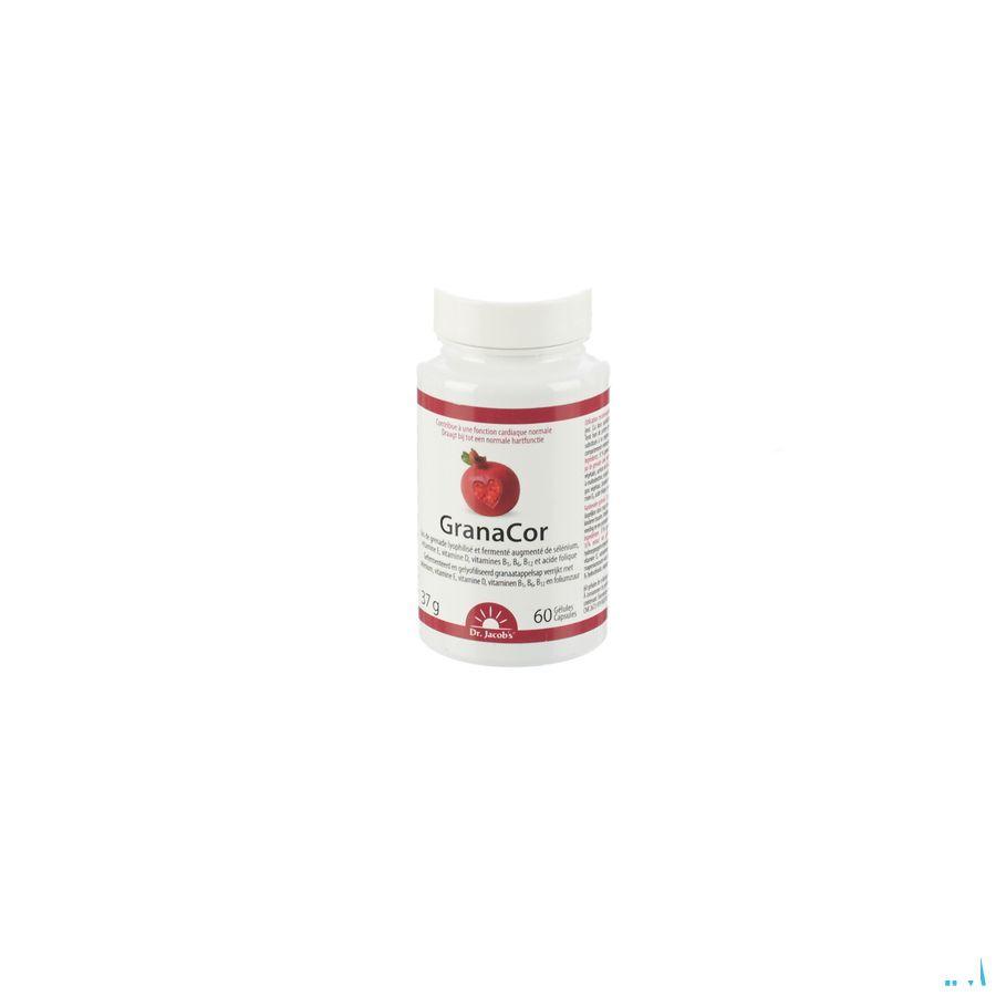 Granacor Jus Grenade + Vit + Acide Folique Capsule 60  -  Natura Medicatrix
