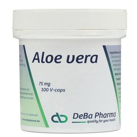 Aloe Vera 200:1 V-Capsule 100x75 mg  -  Deba Pharma