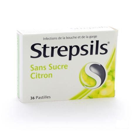 Strepsils Suikervrij Citroen Past 36