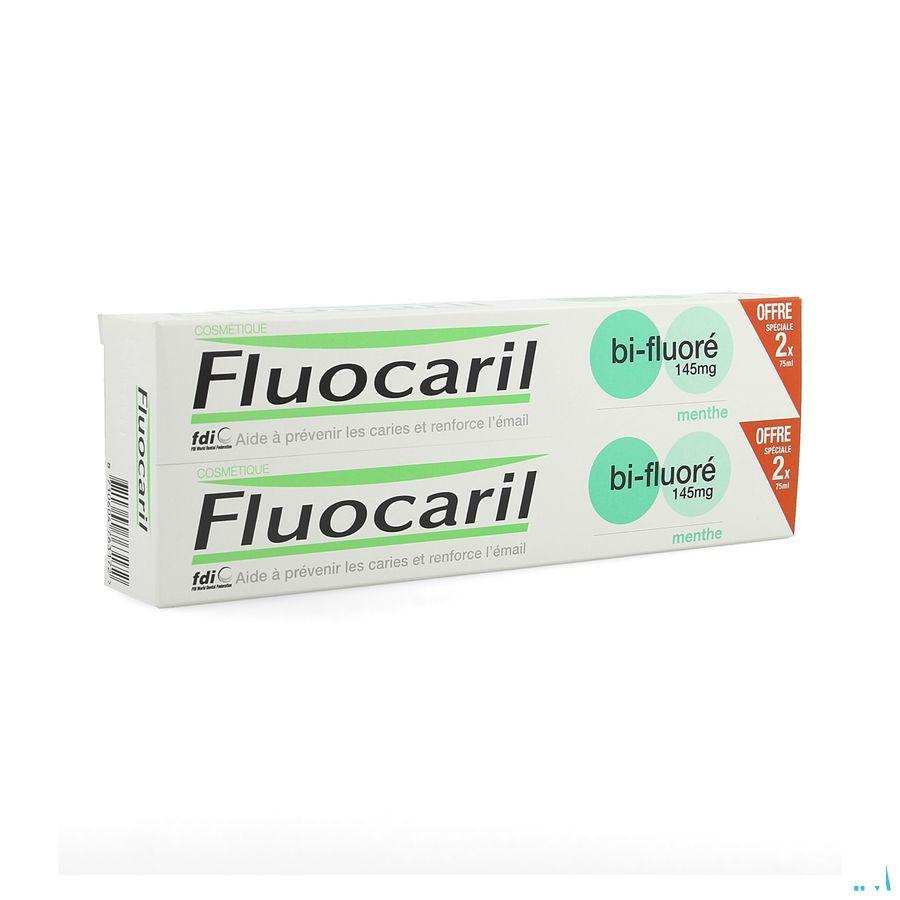 Fluocaril Tandpasta Bi-Fluore 145 Munt 2 x 75 ml