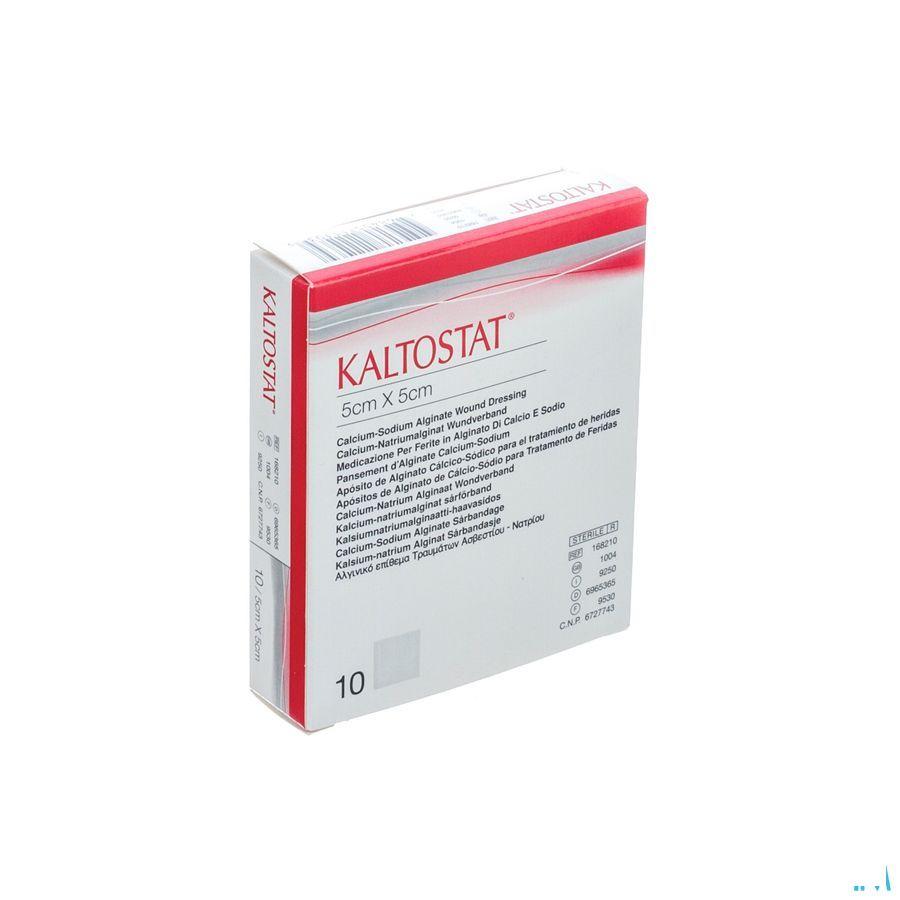 Kaltostat Pansement 5,0x 5,0cm Ster 10p  -  Convatec