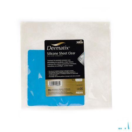 Dermatix Silicone Sheet Clear Adhesive 13x13cm 1