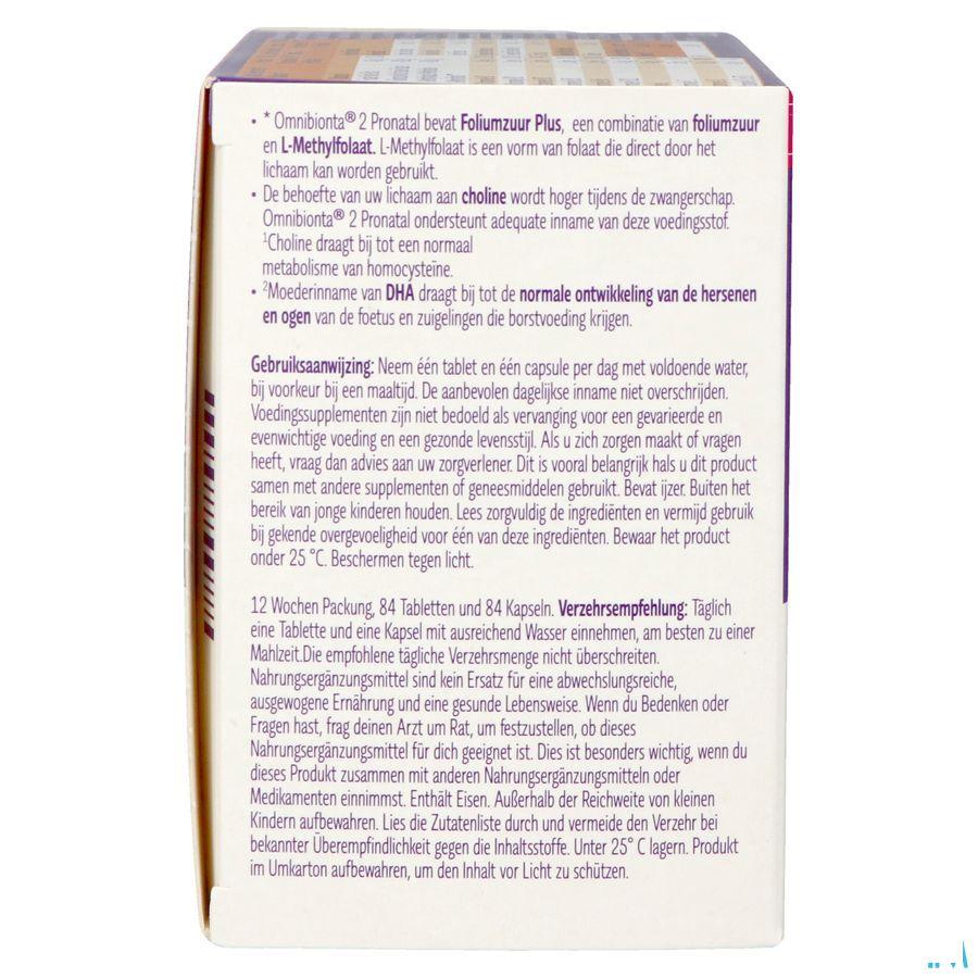 Omnibionta Pronatal 2 Zwanger 12weken Tabl84+Caps84
