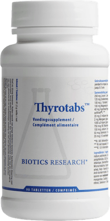 Biotics Thyrotabs 90 tabletten  -  Energetica Natura