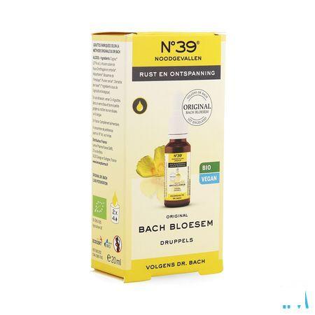 Bachbloesem Bio Nr 39 Noodgevallen Druppels 20 ml  -  Eureka Pharma