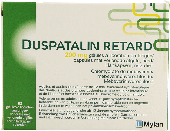 Duspatalin Retard 200 mg Pi Pharma Capsule Dur 60