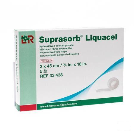 Suprasorb Liquacel Vezelverb Hydroact. 2X45Cm 5  -  Lohmann & Rauscher