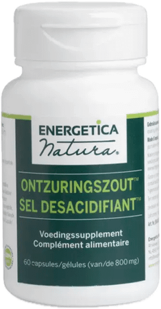 Ontzuringszout 60 capsules  -  Energetica Natura
