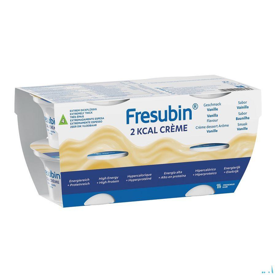Fresubin 2kcal Creme Vanille Pot 4x125 gr  -  Fresenius
