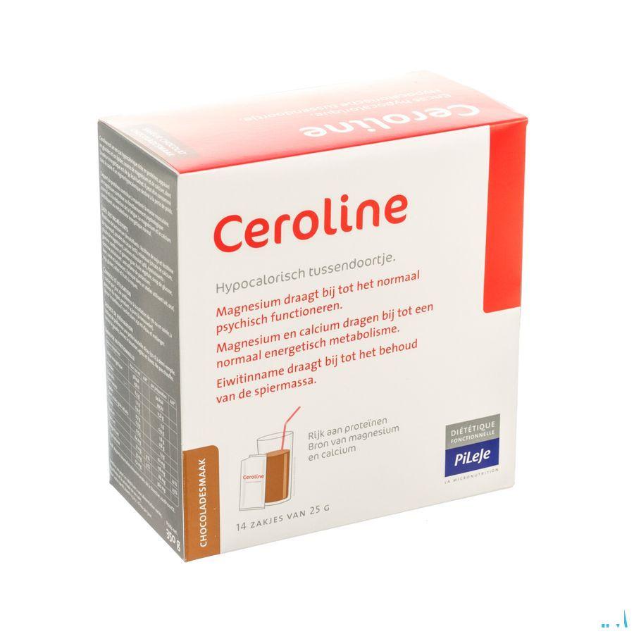 Ceroline Chocolat Poudre Sachets 14x25 gr  -  Pileje
